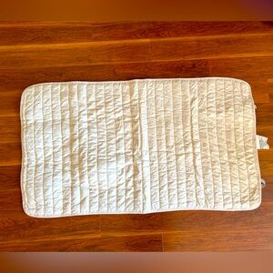 Avocado quilted crib mattress cover